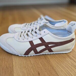 ONITSUKA TIGER by ASICS Mexico 66 Tan w/ Brown Stripes.  Possible Knock-offs?